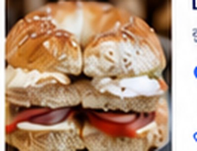 Assorted bagels and sandwiches at London Bagel Museum